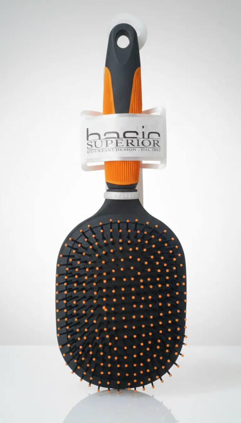 Guenzani Basic Superior Spazzola Ovale Gigante Art. 1604 | Districante Professionale con Pin Massaggianti | Per Capelli Medi e Lunghi | Design Ergonomico