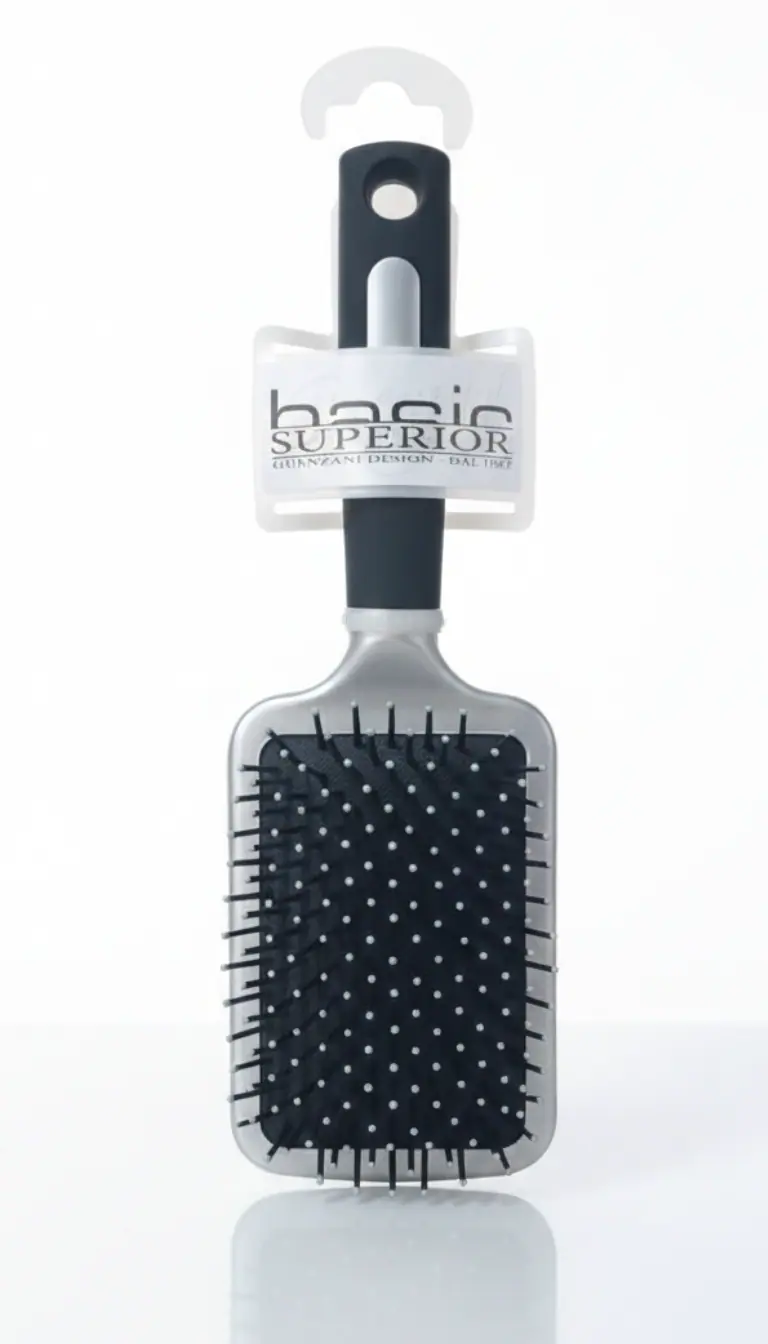 Guenzani Superior Spazzola Rettangolare Gigante Art. 1597 | Districante Professionale con Palline Massaggianti | Ideale per Capelli Voluminosi e Lunghi