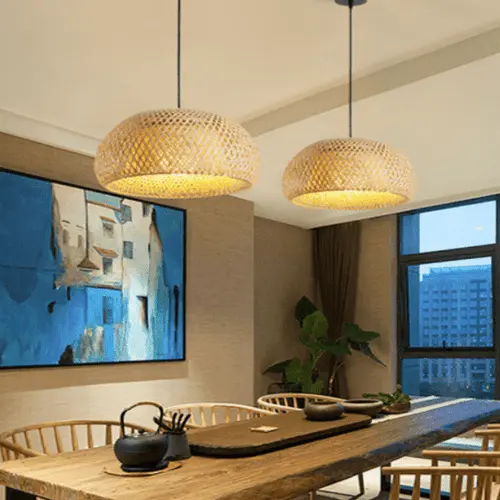 Handmade Bamboo Ceiling Light Chandeliers