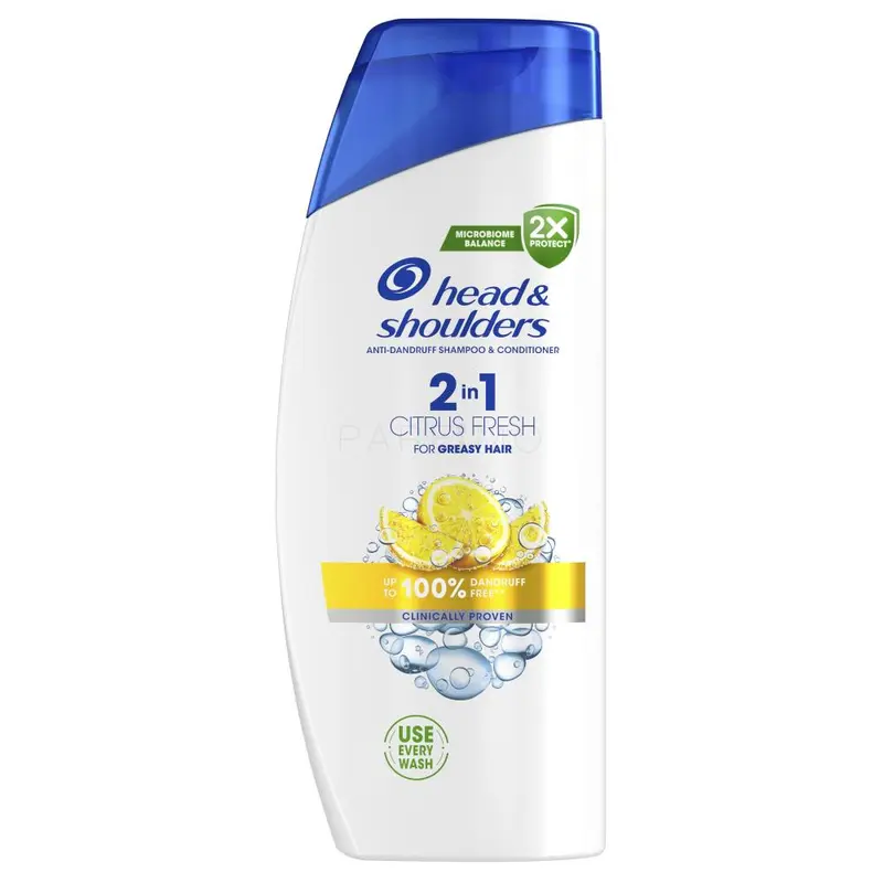 Head & Shoulders Citrus Fresh 2in1 Shampoo + Balsamo Antiforfora – Formato Convenienza 625ml