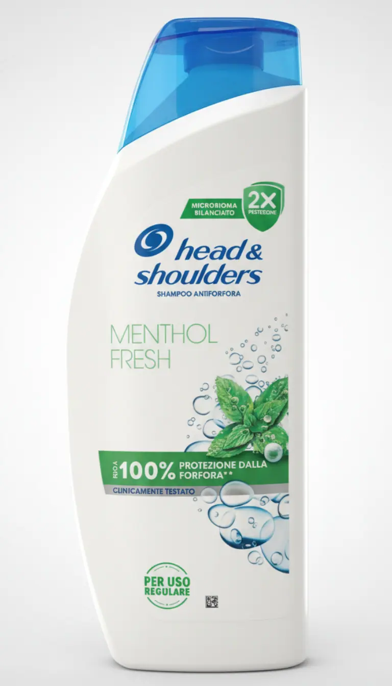 Head & Shoulders Shampoo Antiforfora Menthol Fresh – Freschezza Intensa 625ml