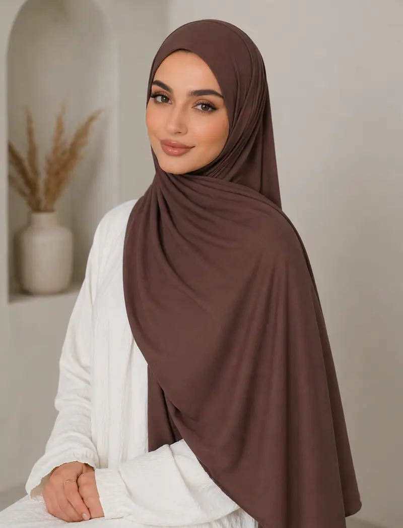 Hijab pronto lati uguali 50% cotone 50% viscosa