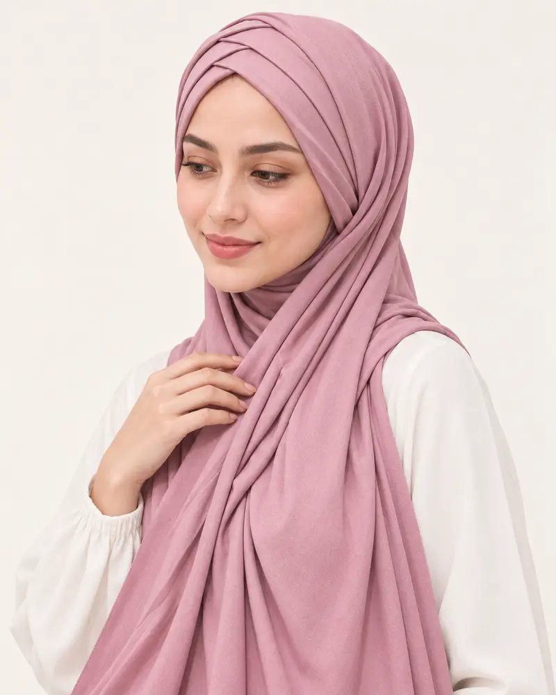 Hijab Safiya – Pronto da indossare con intreccio