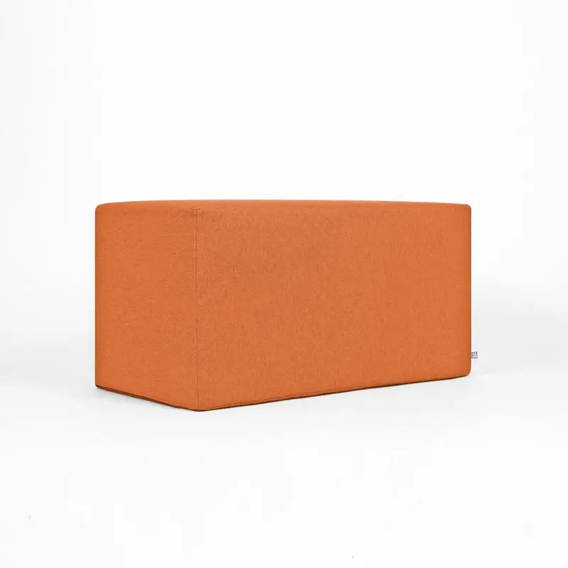 HORIZON OUTDOOR, Pouf Panca per Esterni Sfoderabile 84x42 h 42