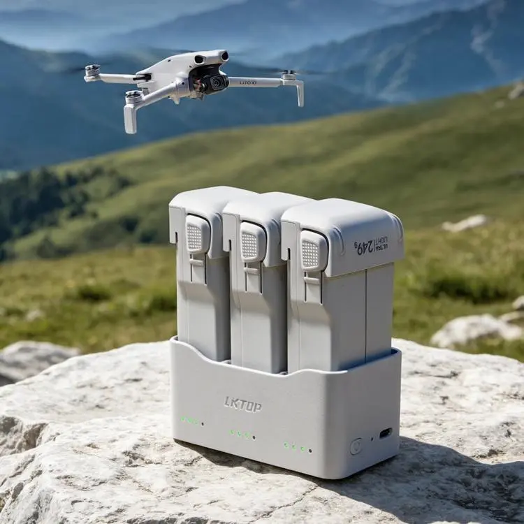Hub di ricarica bidirezionale LKTOP 65W per batterie DJI Lito X1 e Lito 1
