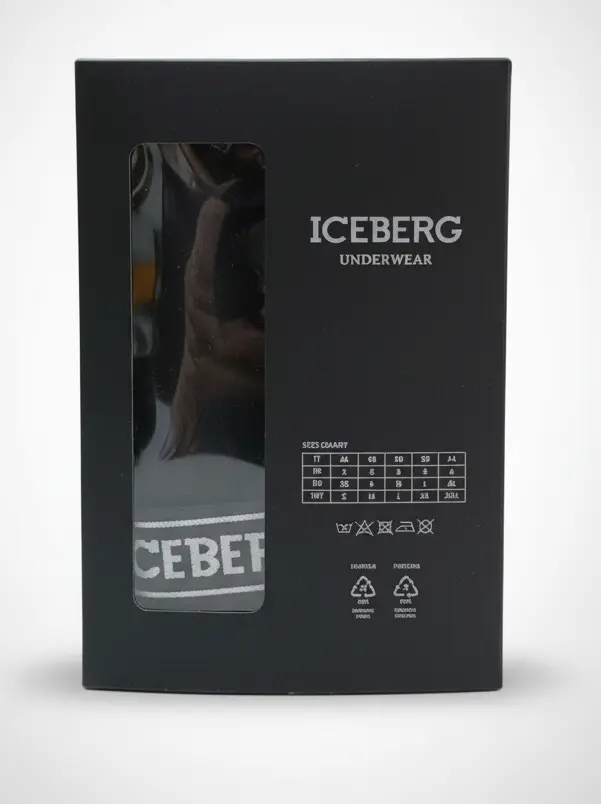 Iceberg Boxer Uomo Trunk Bipack – Cotone Elasticizzato – Confezione 2 Paia