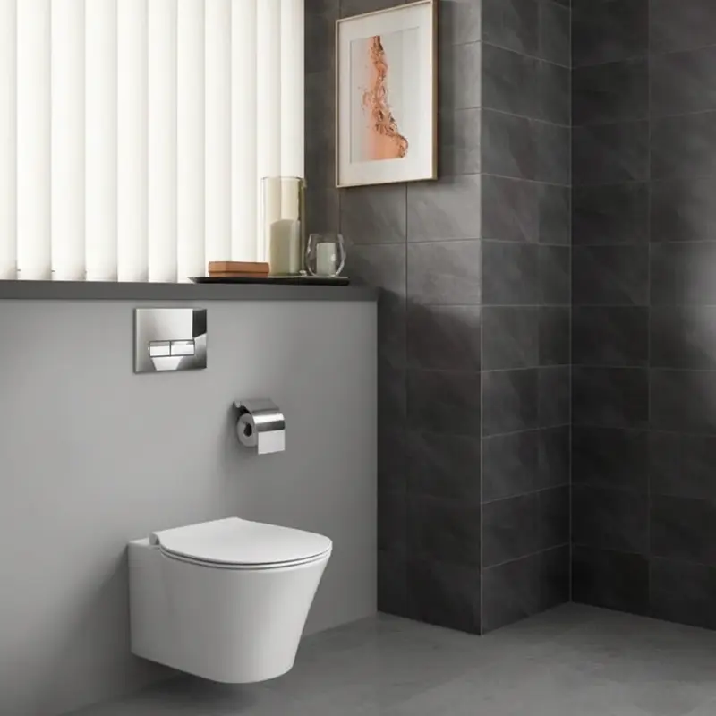 Ideal Standard Connect Air wc sospeso senza brida con copriwater soft-close E008701