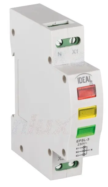 Indicatore di tensione per guida DIN KLI-RGY Kanlux