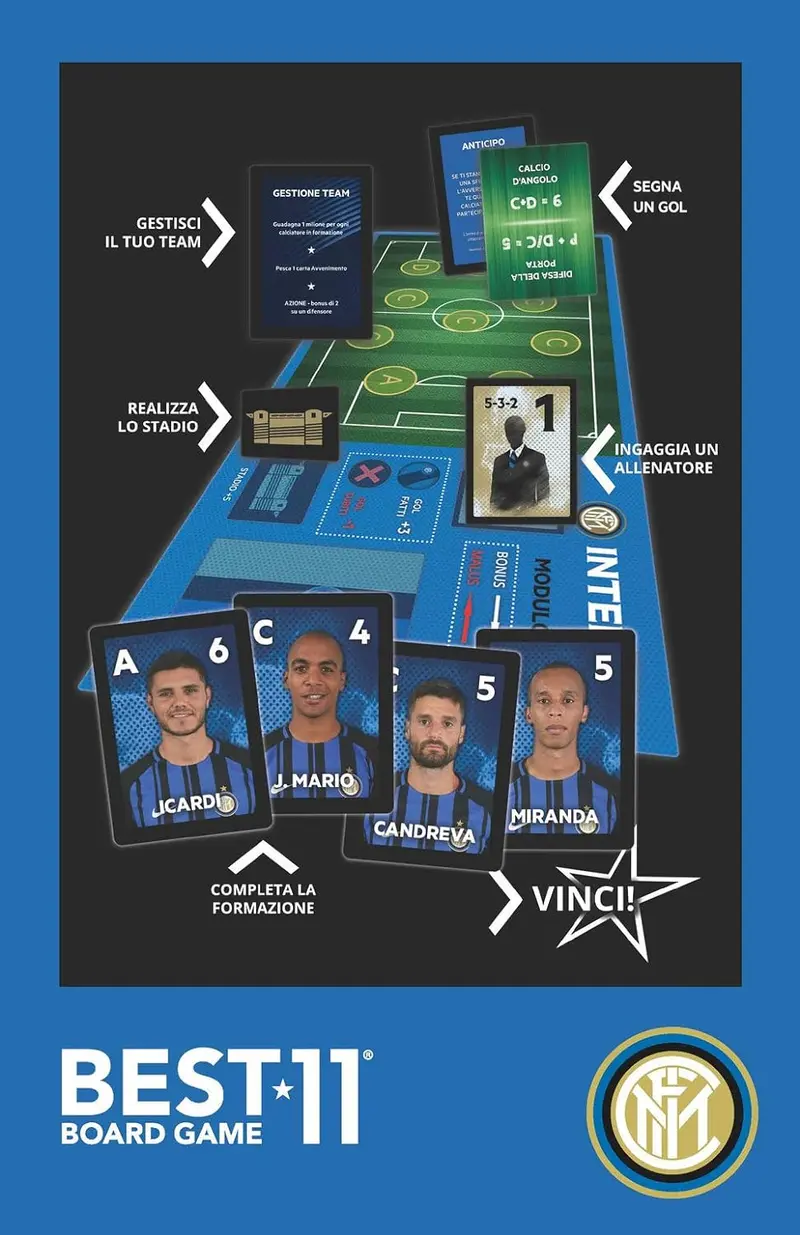INTER, BEST 11 BOARD GAME