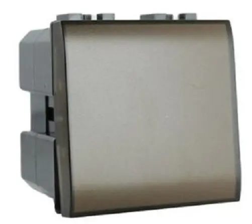 Interruttore campanello scuro 10A 250V compatibile Living International