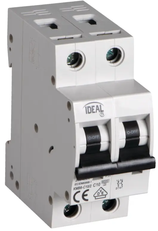 Interruttore magnetotermico 2P 10A Kanlux