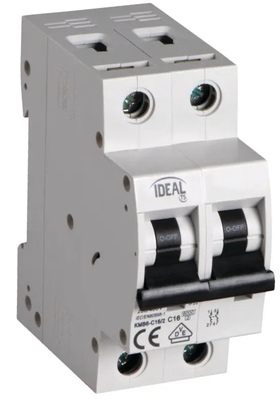 Interruttore magnetotermico 2P 16A Kanlux