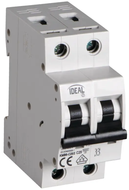 Interruttore magnetotermico 2P 25A Kanlux