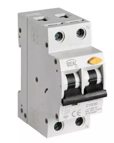 Interruttore magnetotermico differenziale 6kA 2P KRO6 C10 Kanlux