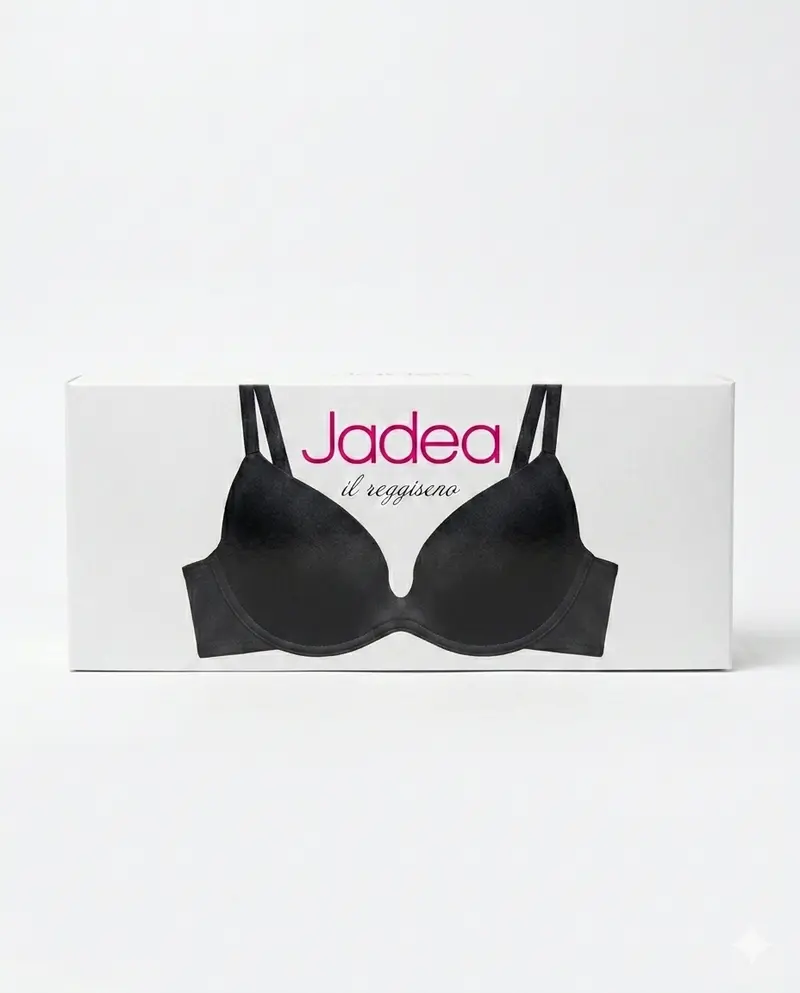 Jadea Reggiseno Push-Up Desiderio in Cotone Elasticizzato e Microfibra – Effetto Modellante Naturale e Sostegno Invisibile Anti-Sfregamento