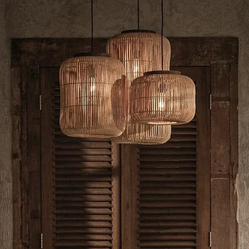 Japanese Style Hanging Pendant Lamp