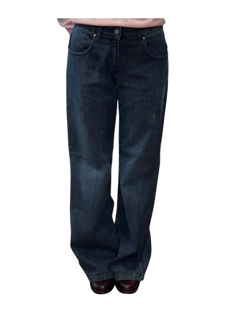 Jeans modello palazzo a zampa