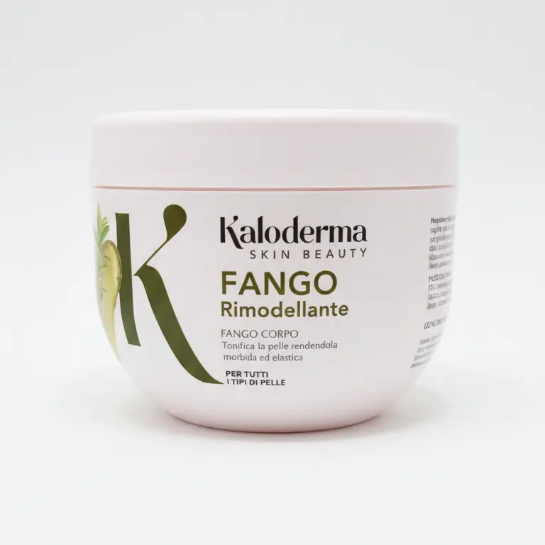 Kaloderma Skin Beauty Fango Corpo Rimodellante 500g | Azione Drenante, Lipolitica e Detossinante | Con Argilla Verde, Alga Wakame e Rosmarino | Pelle Tonica ed Elastica