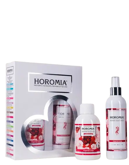 Kit Horotwins Spray Tessuti e Profuma Bucato Imperial Soap by Horomia