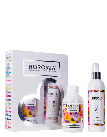 Kit Horotwins Spray Tessuti e Profuma Bucato Liberty by Horomia