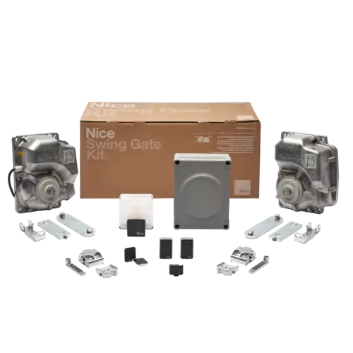 KIT PER CANCELLO A BATTENTE 3m 24V INTERRATO - Nice MFAB3024BDKCE