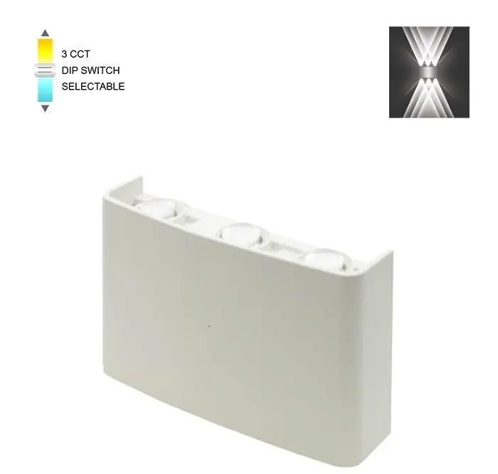 Lampada applique bianca da esterno 6W SMD IP65