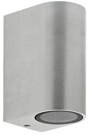 Lampada applique da esterno 2xGU10 98x145x67mm IP44 grigio