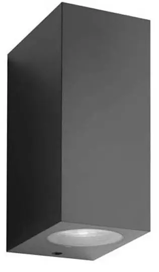 Lampada applique da esterno 2xGU10 IP54 92x160x70mm antracite