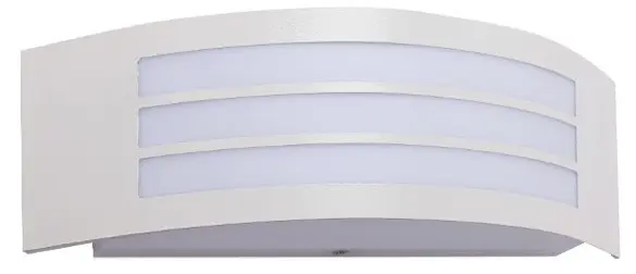 Lampada applique da parete per esterni 1xE27 bianco Vito