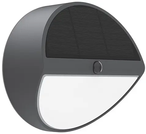 Lampada solare applique LED da parete 5W 4000K luce naturale