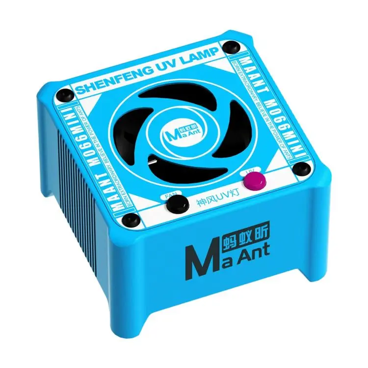 Lampada UV MaAnt M066 mini 2 in 1 con ventole regolabili