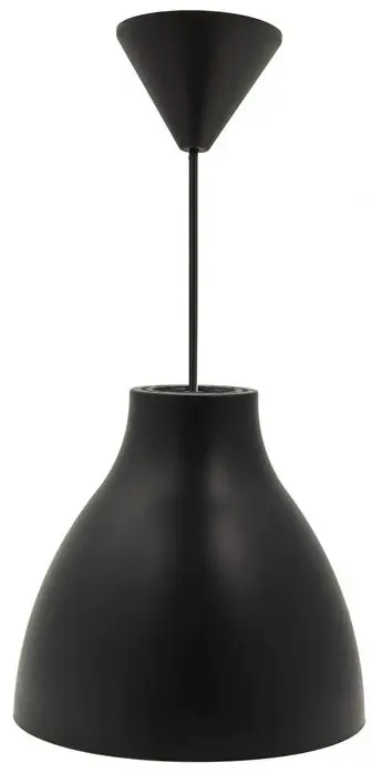 Lampadario da soffitto pendente E27 nero 205x180x650mm