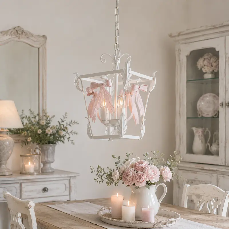 Lampadario Lanterna Fiocco