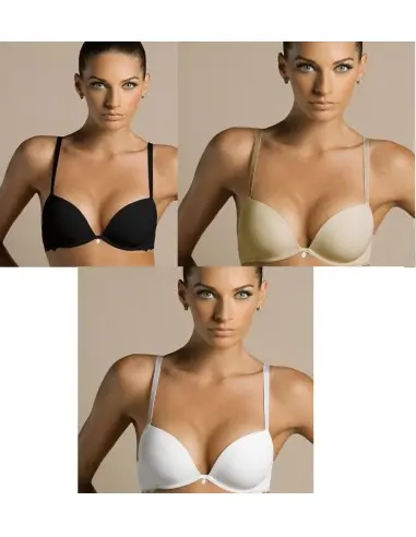 Laura Biagiotti Reggiseno Super Push-Up Art. 90622 - Con Ferretto e Imbottitura al Gel (+2 Taglie)