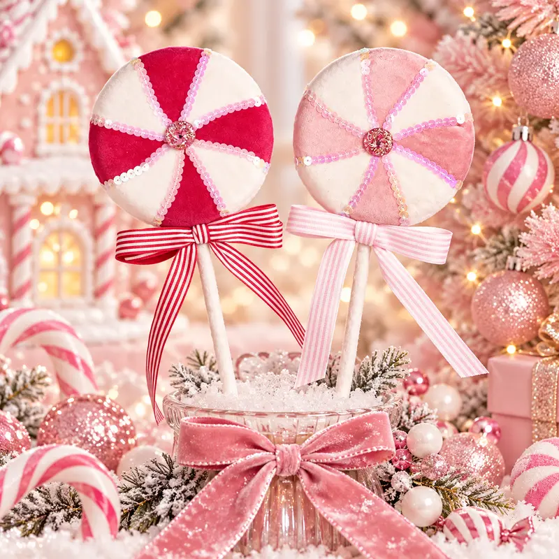Lecca-Lecca Decorativo Lollipop Swirl in Tessuto – Goodwill, 35cm