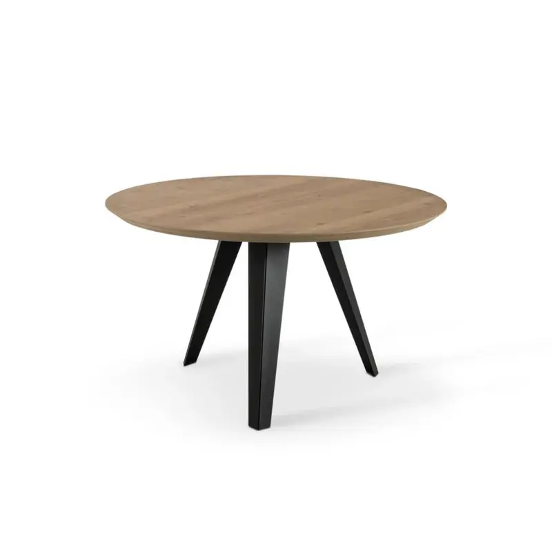 Leo, Tavolo fisso (0cm X Diam 130cm H. 76cm) Made in Italy