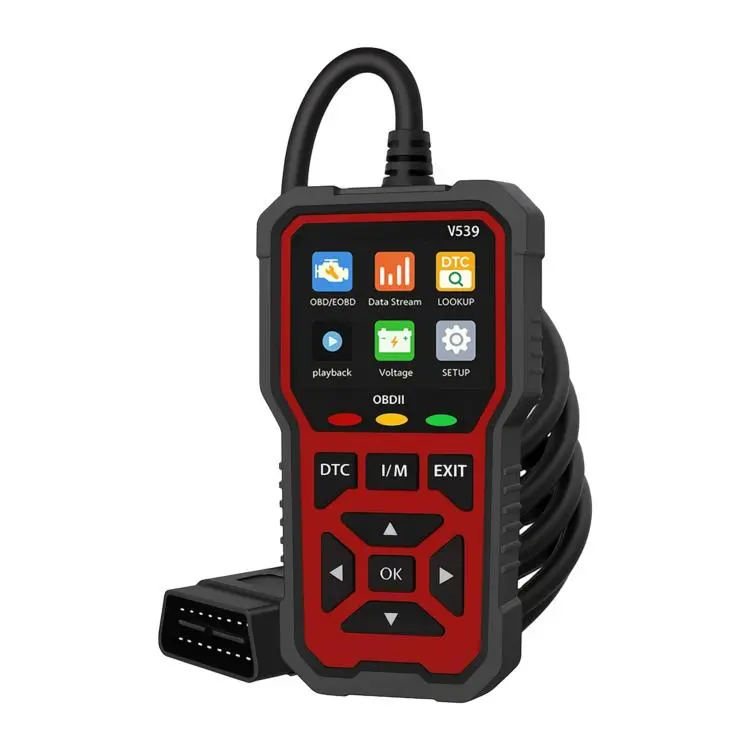 Lettore di codici di errore per auto V539 OBD2, rilevatore di guasti, scanner multifunzionale per la cancellazione dei codici di errore