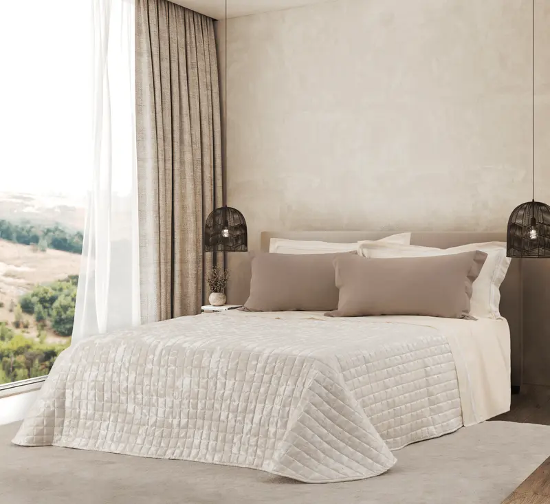 Linea Oro Trapuntino Jacquard Matrimoniale Dama