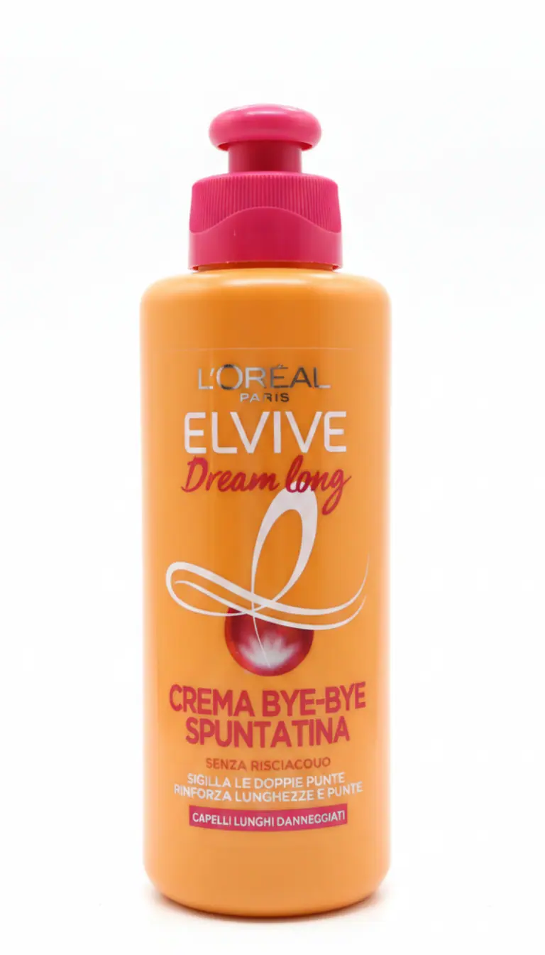 L'Oréal Elvive Crema Dream Long 200ml – Trattamento Senza Risciacquo con Cheratina Vegetale e Protezione Termica 180°C