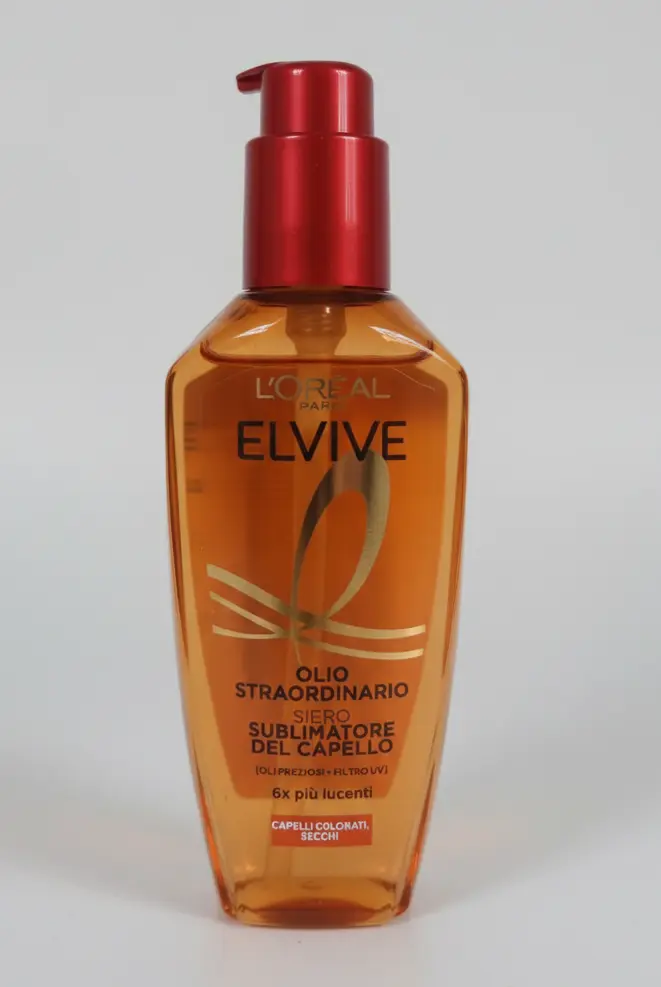 L'ORÉAL ELVIVE Olio Straordinario (100ml) | Con 6 Oli Preziosi Fiori | Trattamento Multiuso per Capelli Secchi & Colorati | Nutre, Protegge, Dona Splendore Senza Appesantire
