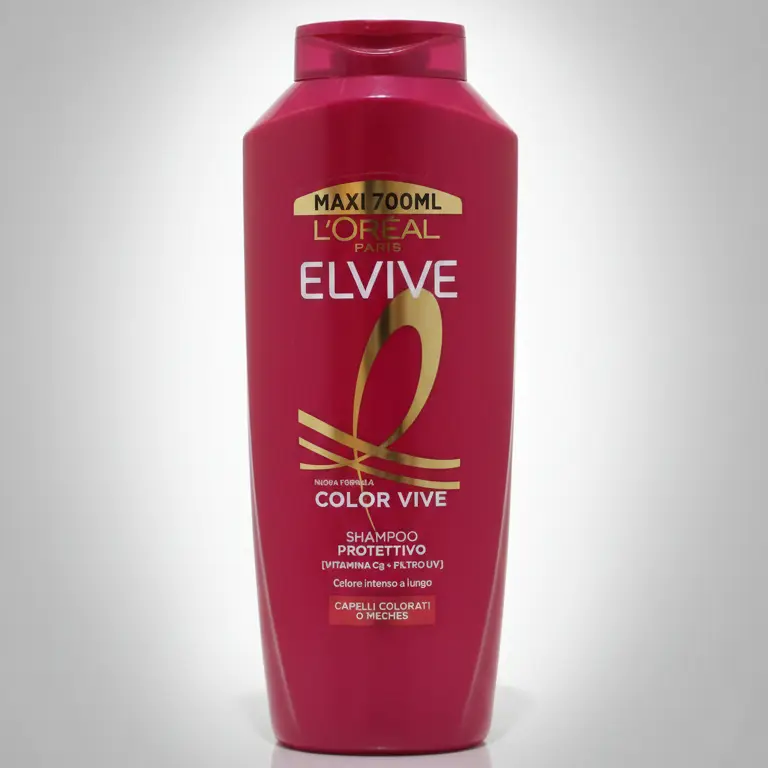 L'Oréal Elvive Shampoo Color Vive Protettivo – Formato Maxi 700ml – Con Elisir Proteggi Colore e Filtri UV per Capelli Colorati