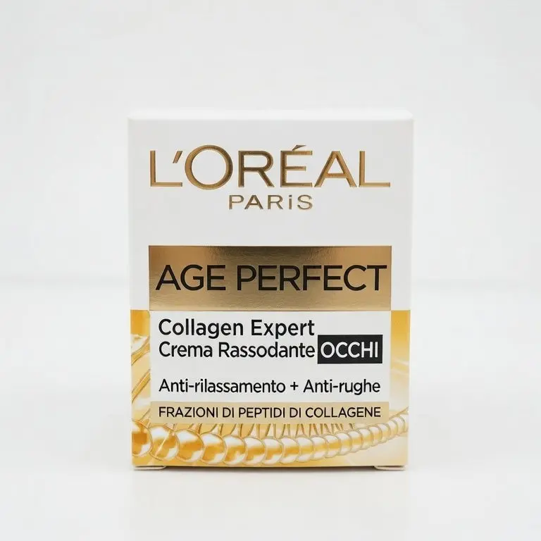 L'Oréal Paris Age Perfect Collagen Expert Crema Occhi 15ml – Trattamento Rassodante Anti-Rilassamento e Anti-Rughe per Pelli Mature 50+