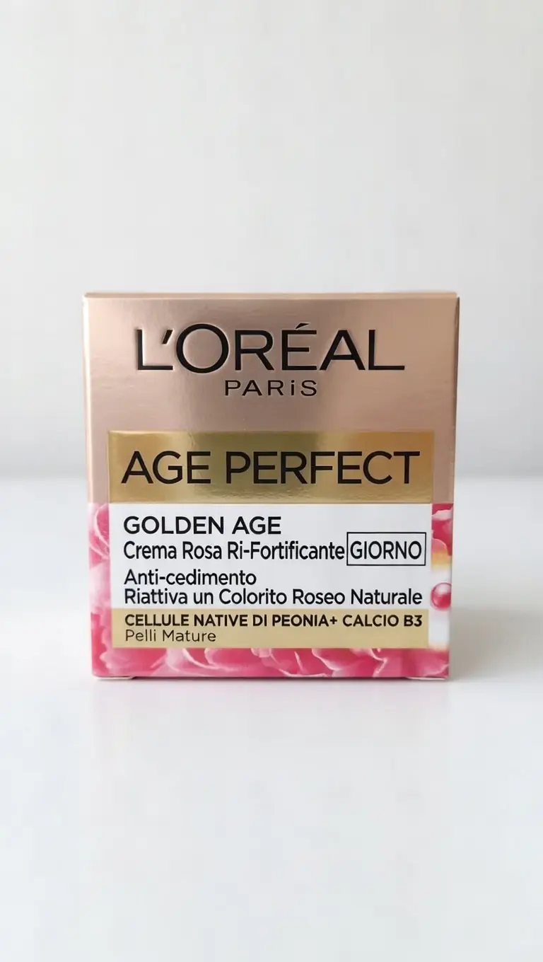 L’Oréal Paris Age Perfect Golden Age Giorno 50ml – Crema Viso Ri-Fortificante Anti-Cedimento con Cellule Native di Peonia