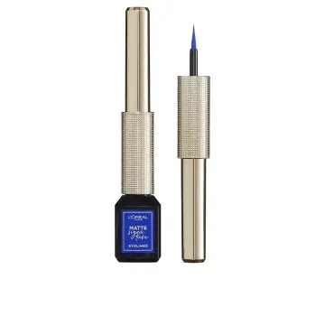 L'Oréal Paris Infaillible Grip Matte Eyeliner Liquido 02 Blue – Finish Opaco Intenso, Formula Waterproof e Anti-Sfregamento 24H