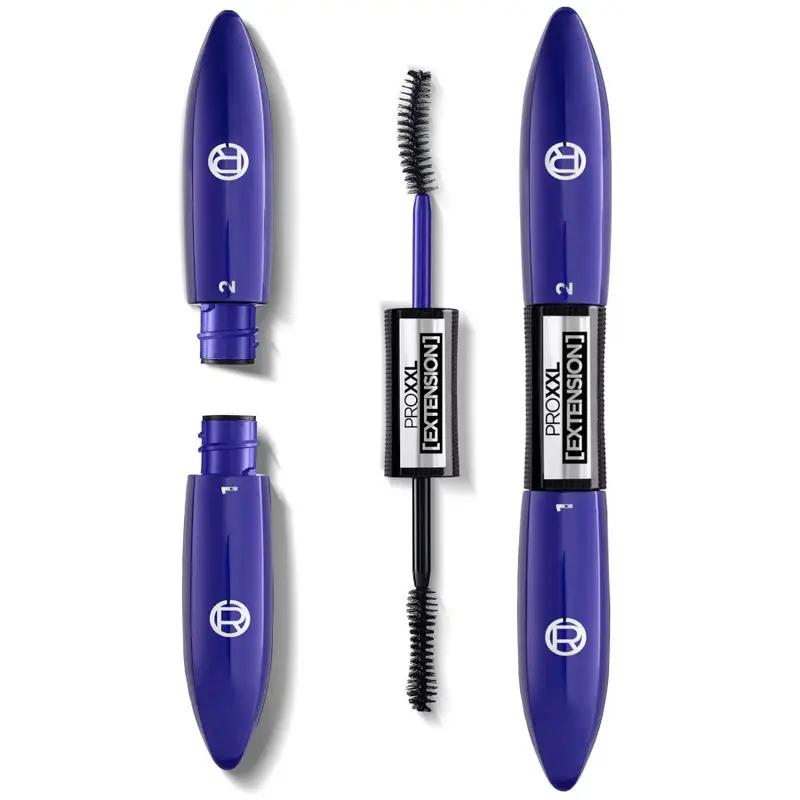 L'Oréal Paris Mascara Pro XXL Extension Nero | Volume, Allungamento 24H, Formula con Olio di Jojoba e Fibre 3mm