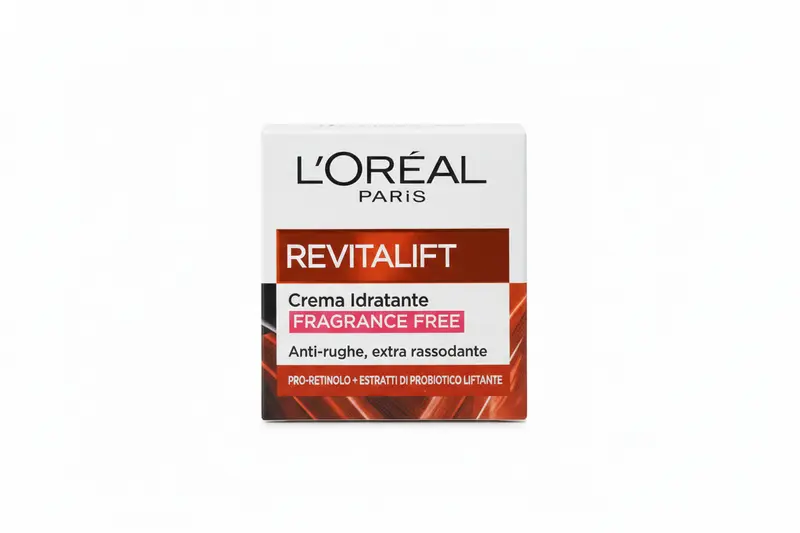 L'Oréal Paris Revitalift Crema Giorno Antirughe Extra-Rassodante 50ml Fragrance Free con Pro-Retinolo e Probiotico Liftante