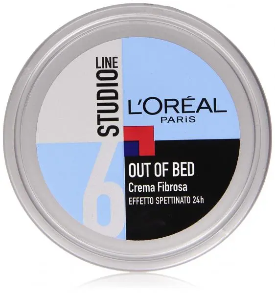 L'Oréal Paris Studio Line Out Of Bed Crema Modellante 150ml | Effetto Spettinato Naturale 24h | Texture Fibrosa a Tenuta Flessibile e Finish Opaco | Senza Residui