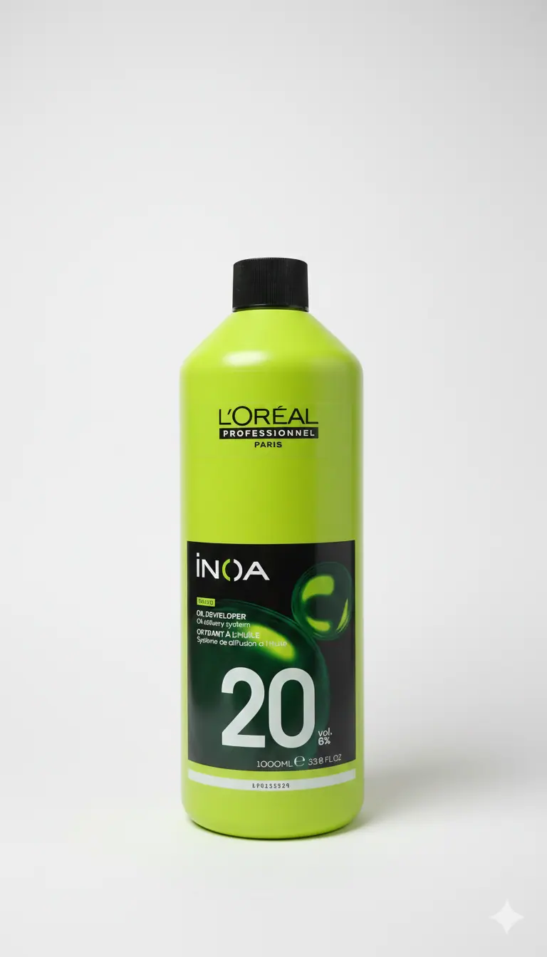 L'Oréal Professionnel INOA Oxydant Riche 20 Volumi (6%) | Attivatore per Colorazione Senza Ammoniaca | Tecnologia ODS agli Oli | Formato 1000 ml