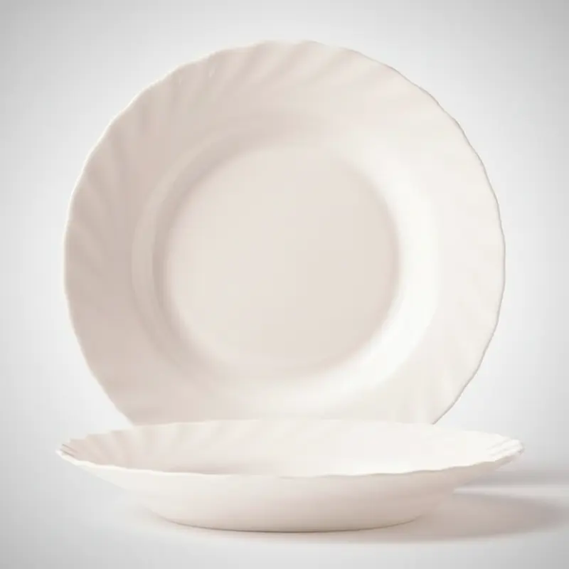 Luminarc Trianon Piatto Fondo Set 6 Pezzi – Vetro Opale Ultra-Resistente – La Scelta Definitiva per l'HORECA