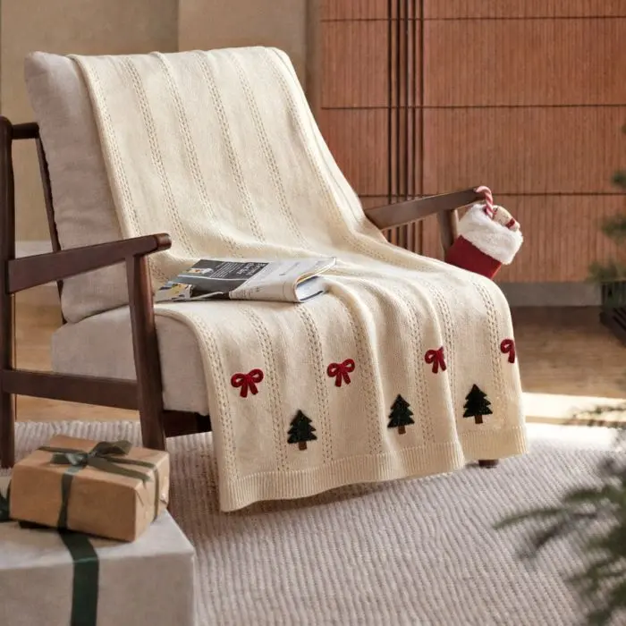 Maestri Cotonieri Plaid 130x170Cm Natalizio Dolomiti